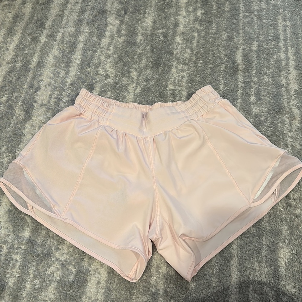 Lululemon shorts - size 6 - runs small - pretty pink - Picture 2 of 2